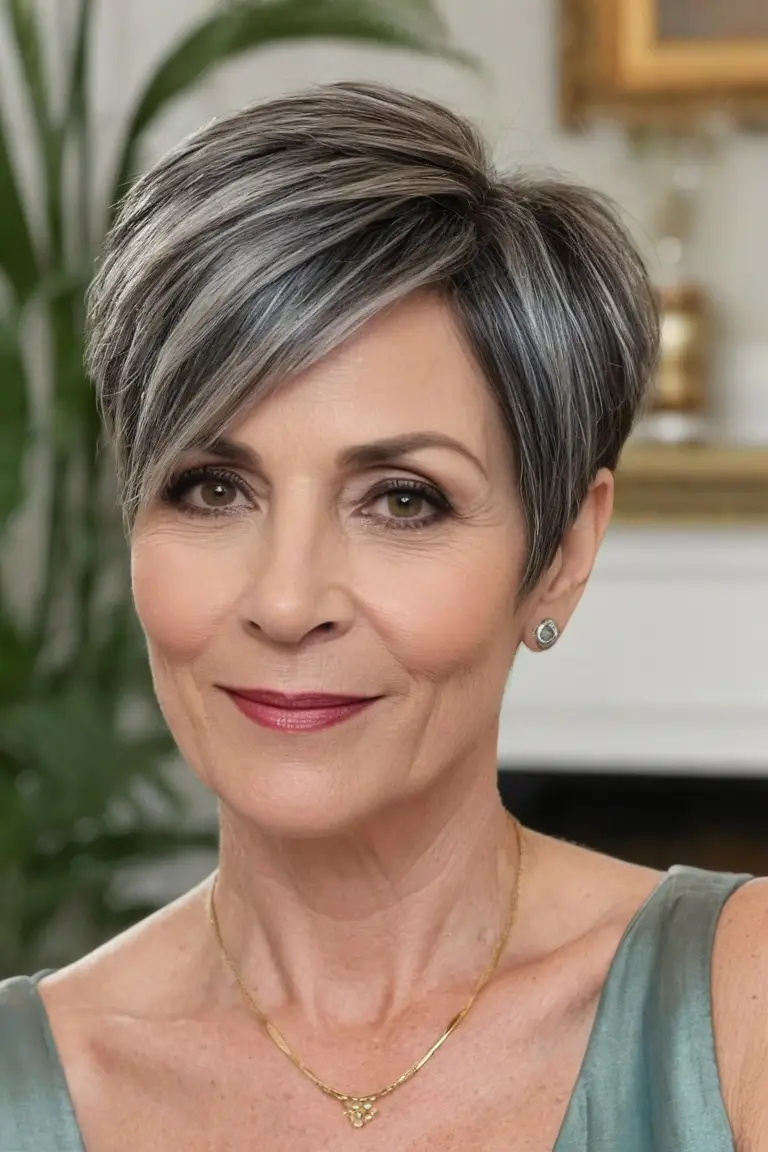 Asymmetrical Pixie Cut