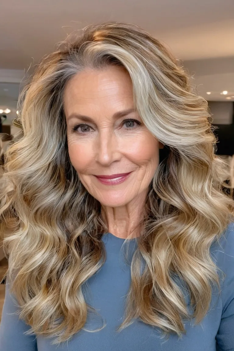 Blonde Balayage Waves