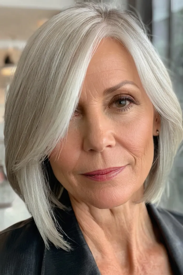 Blunt Platinum Layered Cut