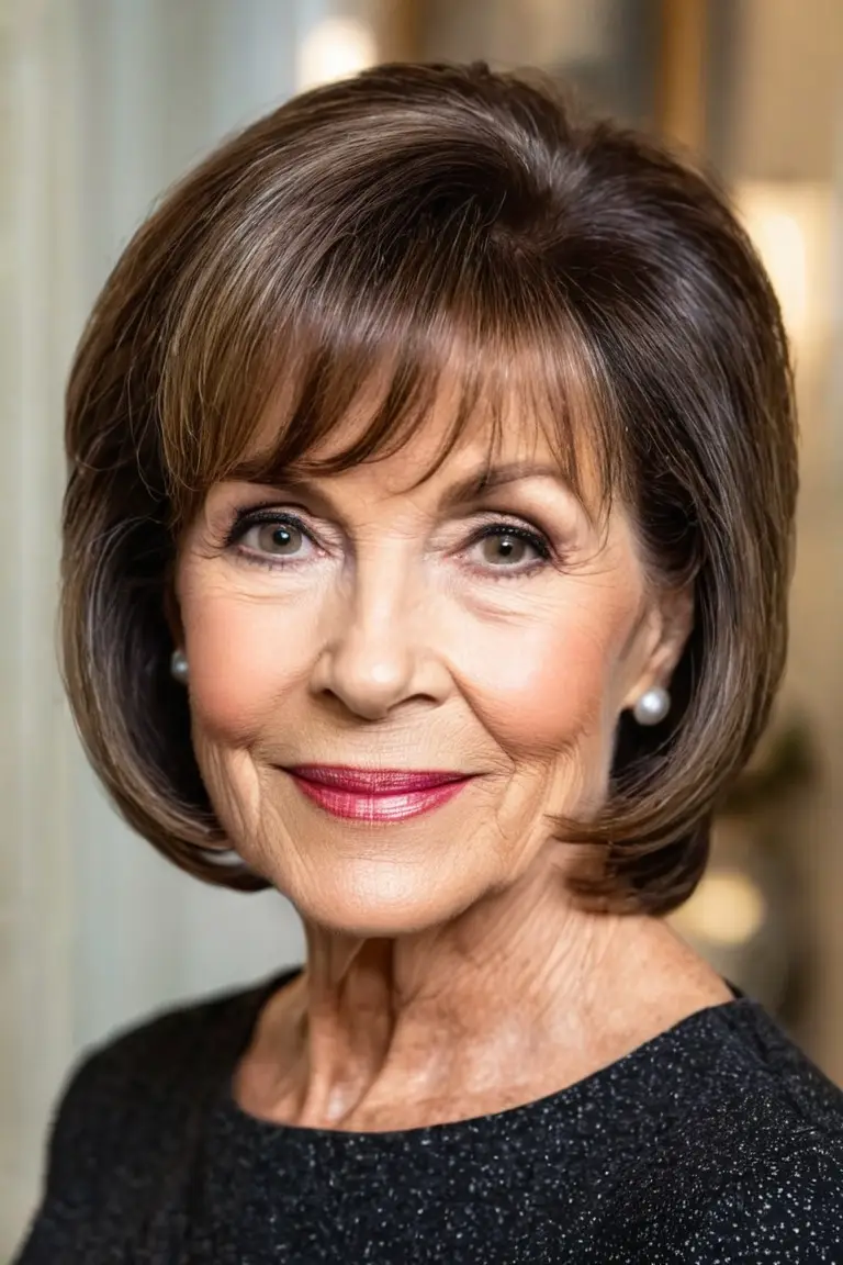 Bob With Side-Swept Bangs