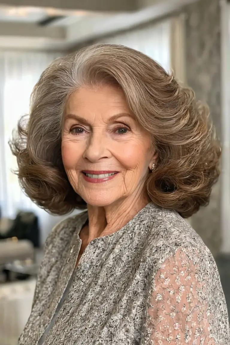 Brunette Blow Out With Soft Waves