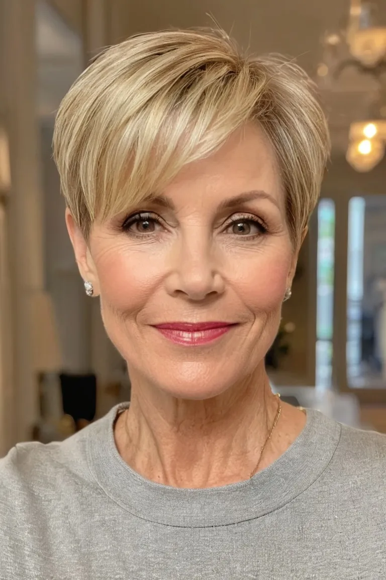 Buttery Blonde Pixie