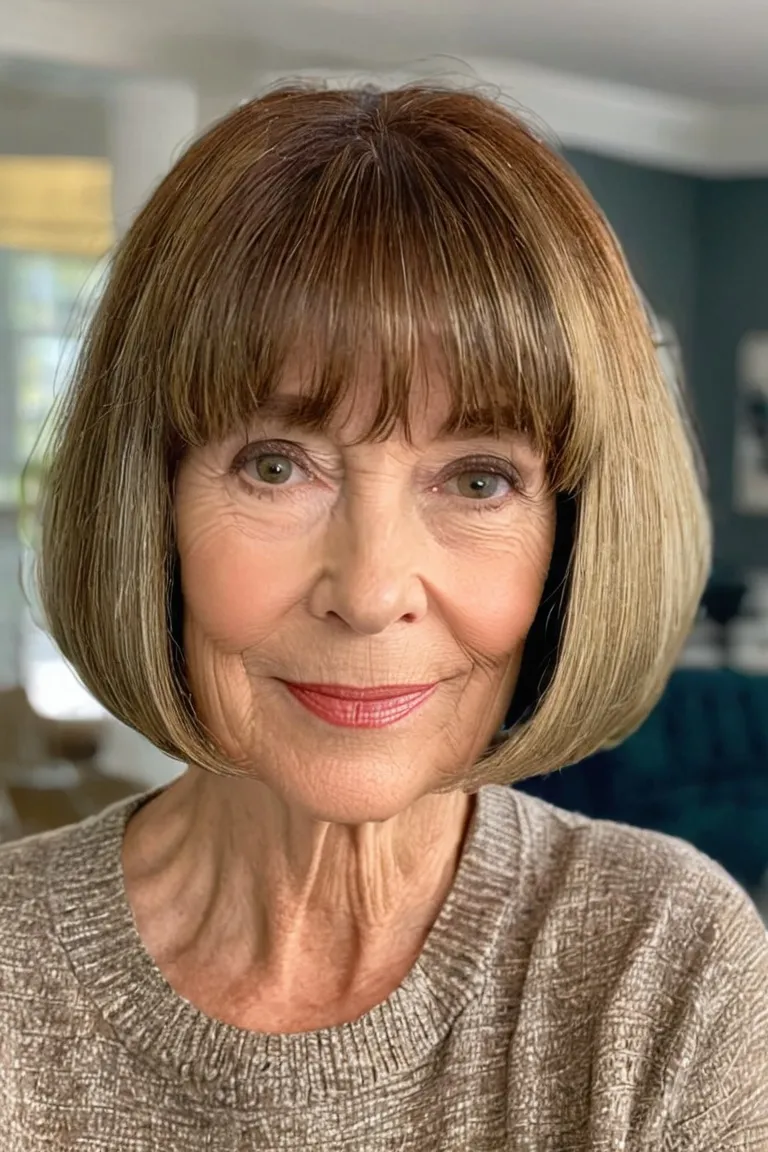 Classic Bob With Face-Framing Bangs