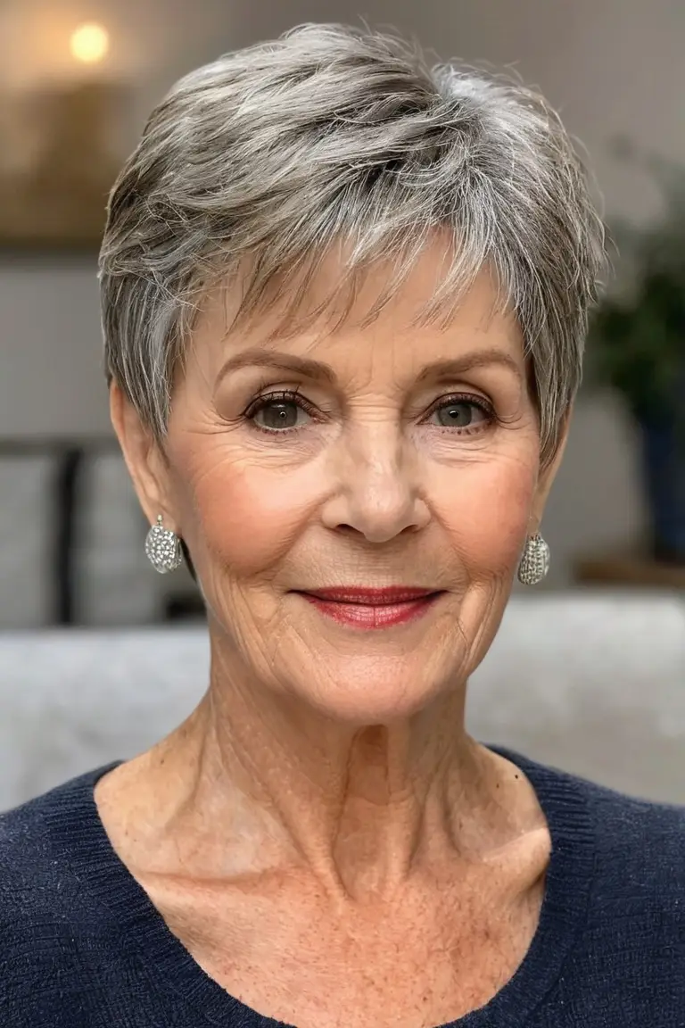 Cropped Layered Pixie Cut