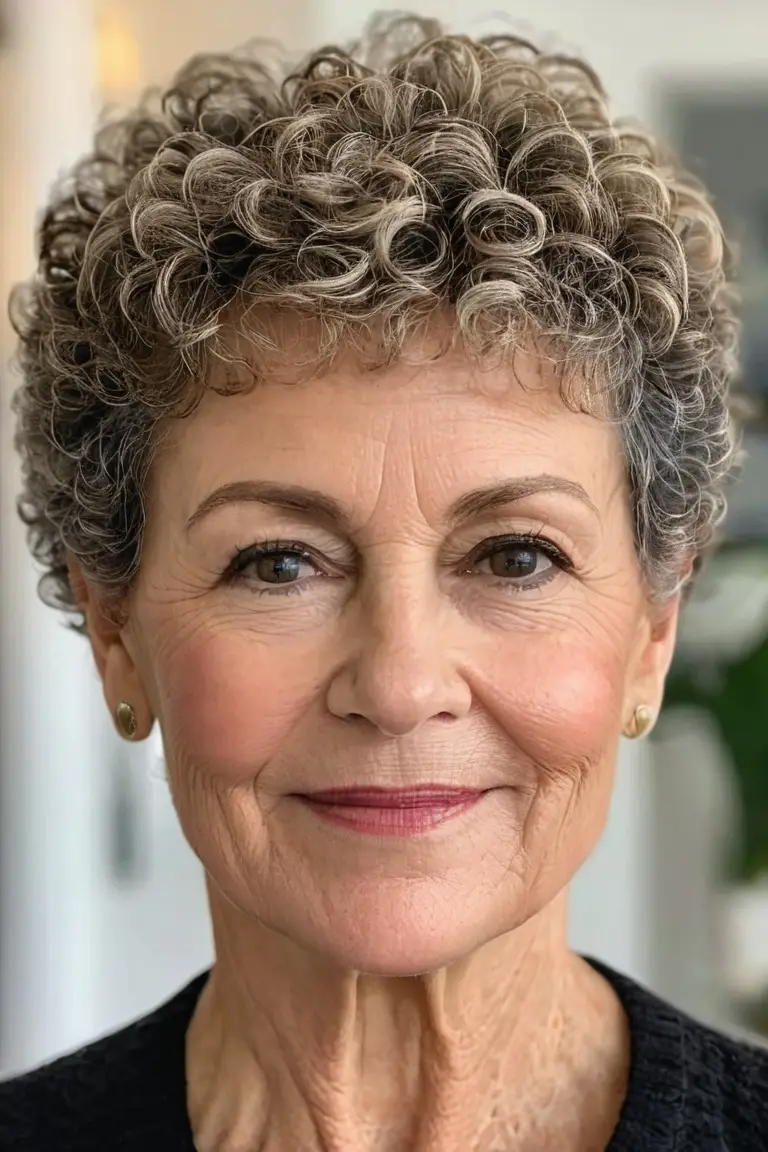 Curly Textured Pixie