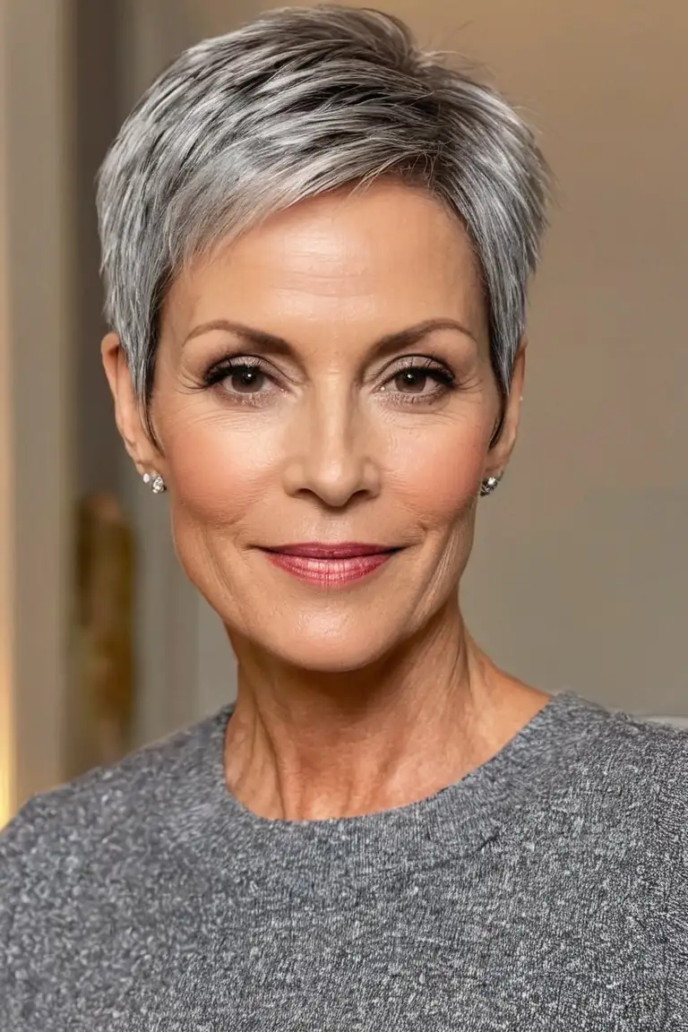 Face-Framing Straight Sleek Pixie