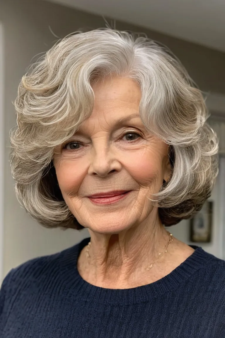 Face-Framing Wavy Bob With Layers