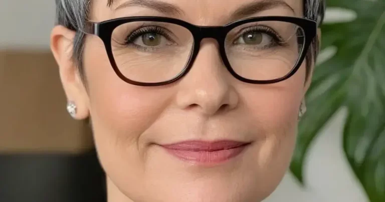Hairstyles for Women Over 40 with Glasses