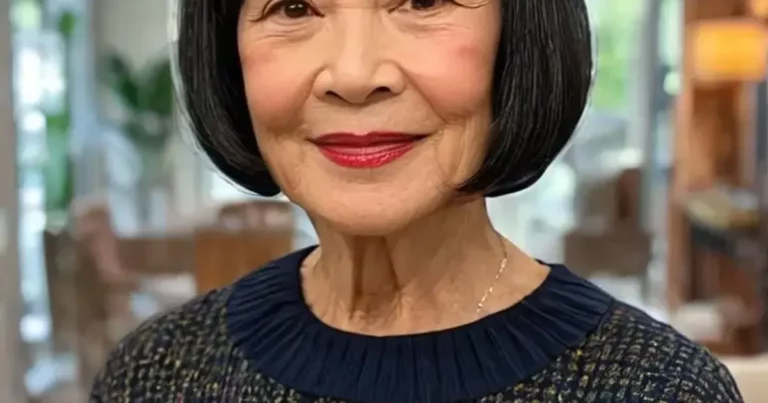 Hairstyles for Women Over 60 With Bangs