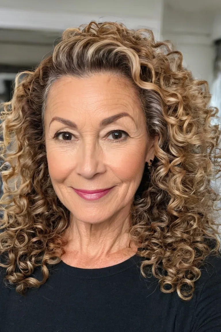 Half-Up Half-Down Curls