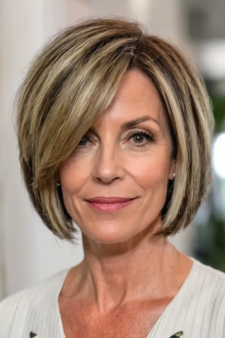 Highlighted Layered Bob