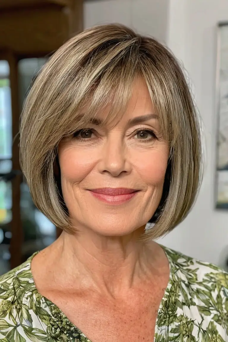 Jaw-Length Bob for Thick Hair