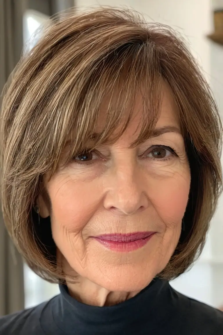 Layered Brown Bob