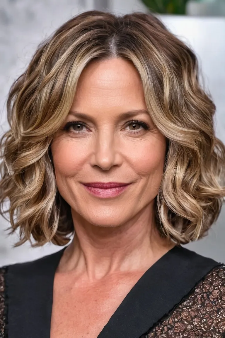 Layered Wavy Bob