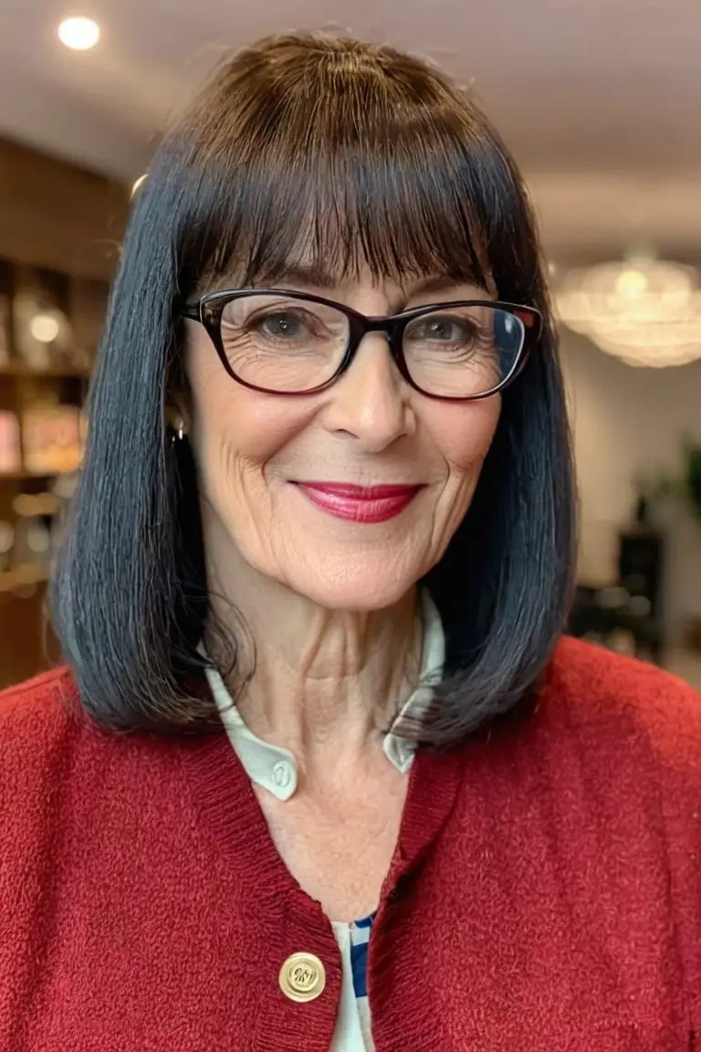 Long Bob With Bangs