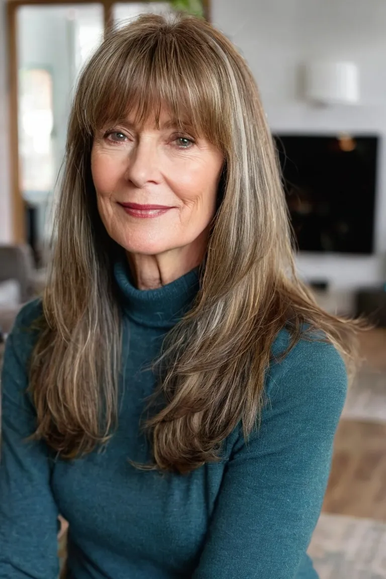 Long Layers With Bangs