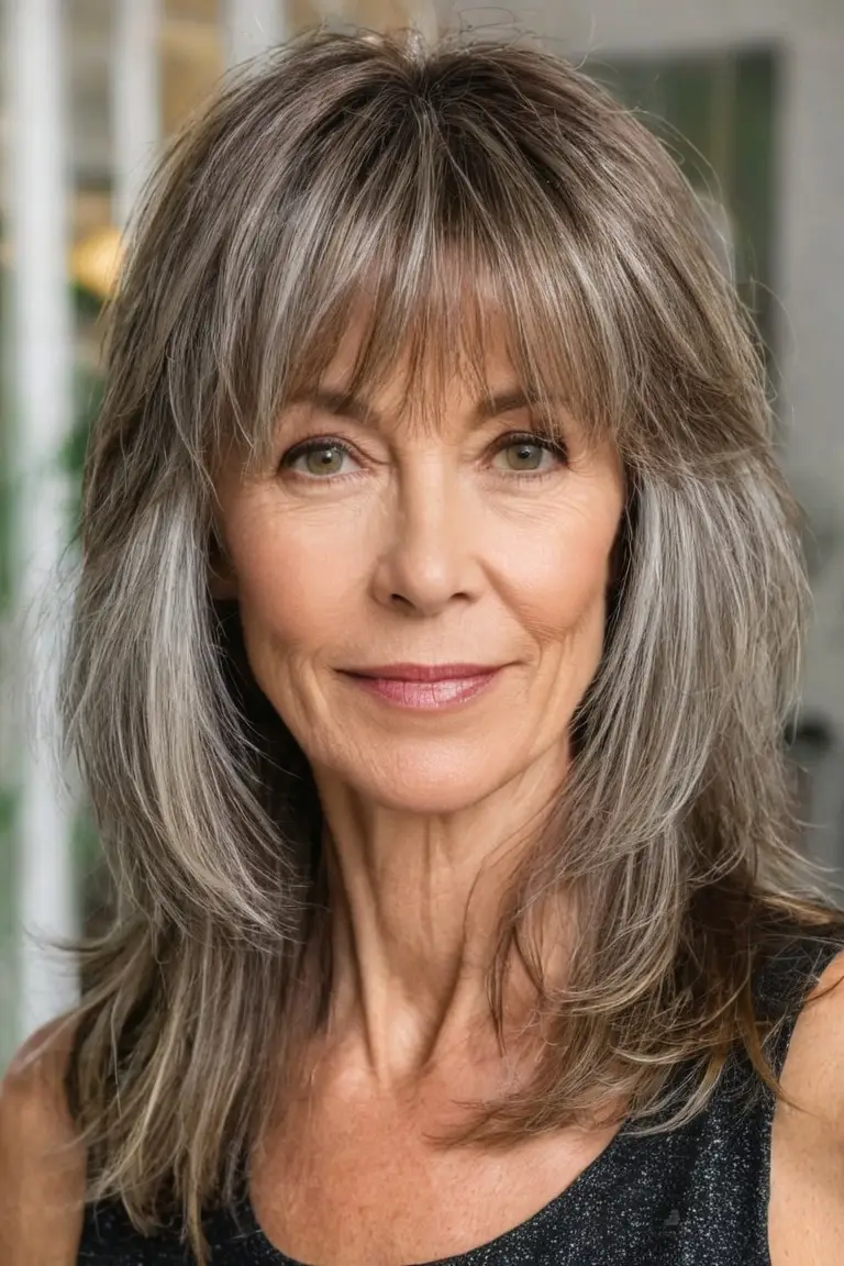Long Layers With Wispy Bangs