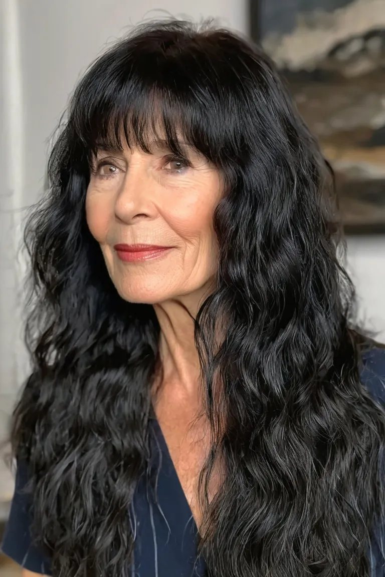 Long Raven Waves With Fringe