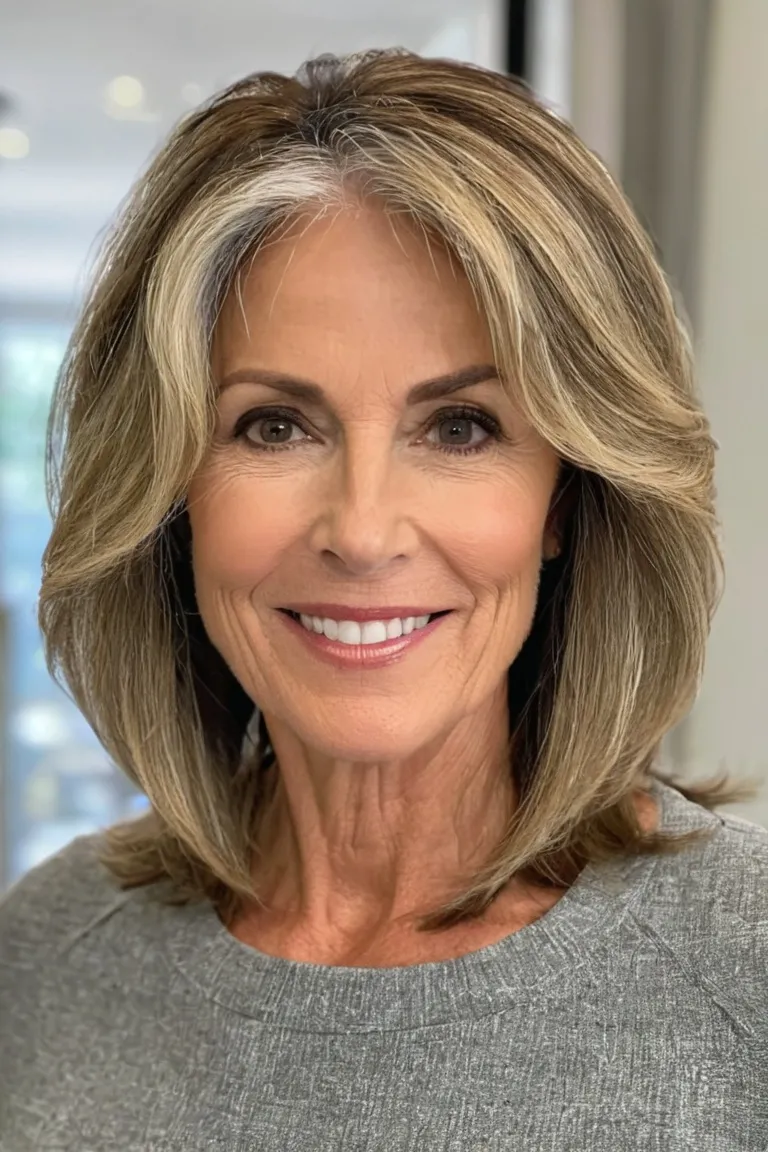 Medium-Length With Highlights