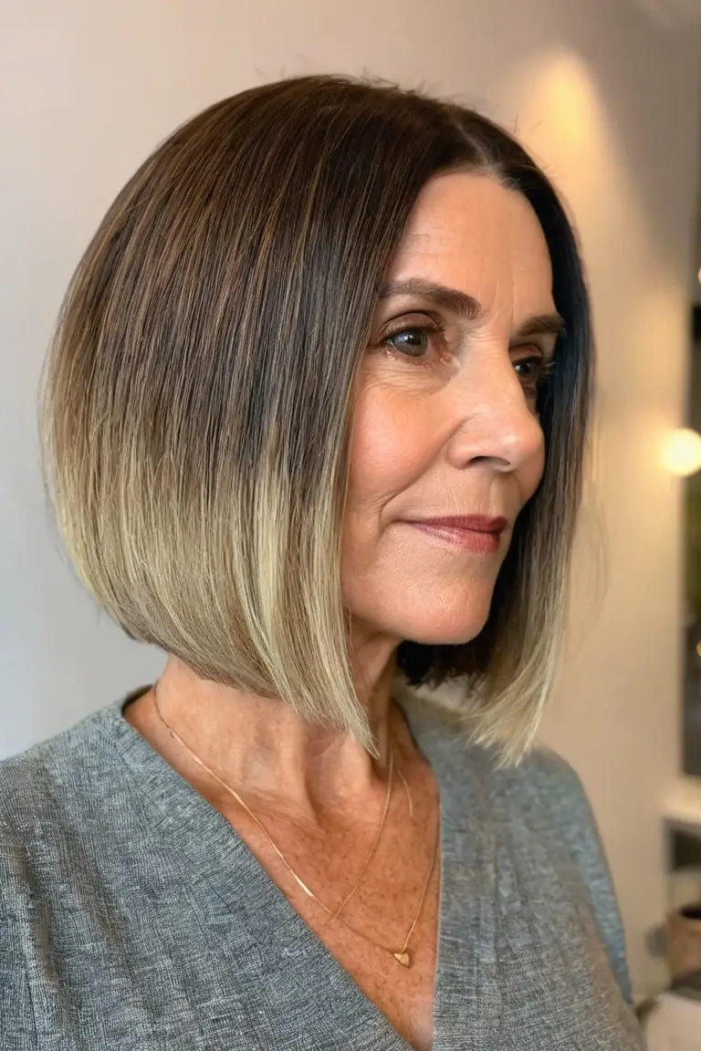 Ombre Blunt Bob
