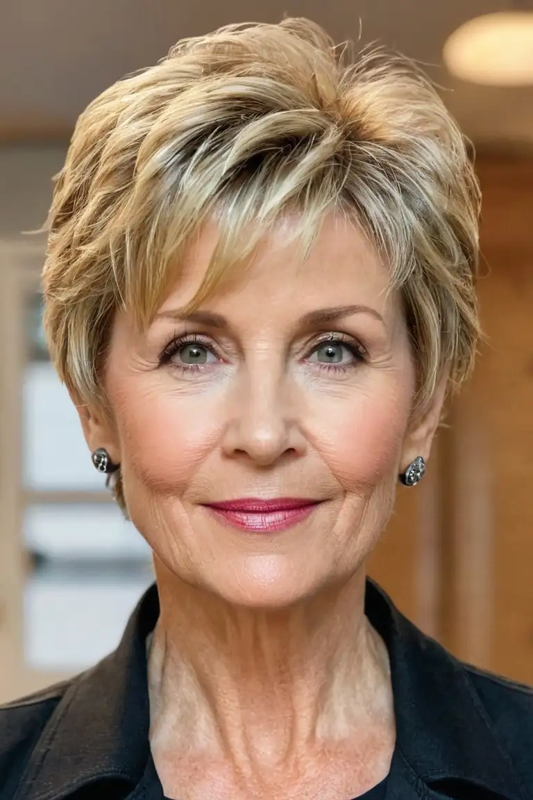 Piecey Blonde Pixie