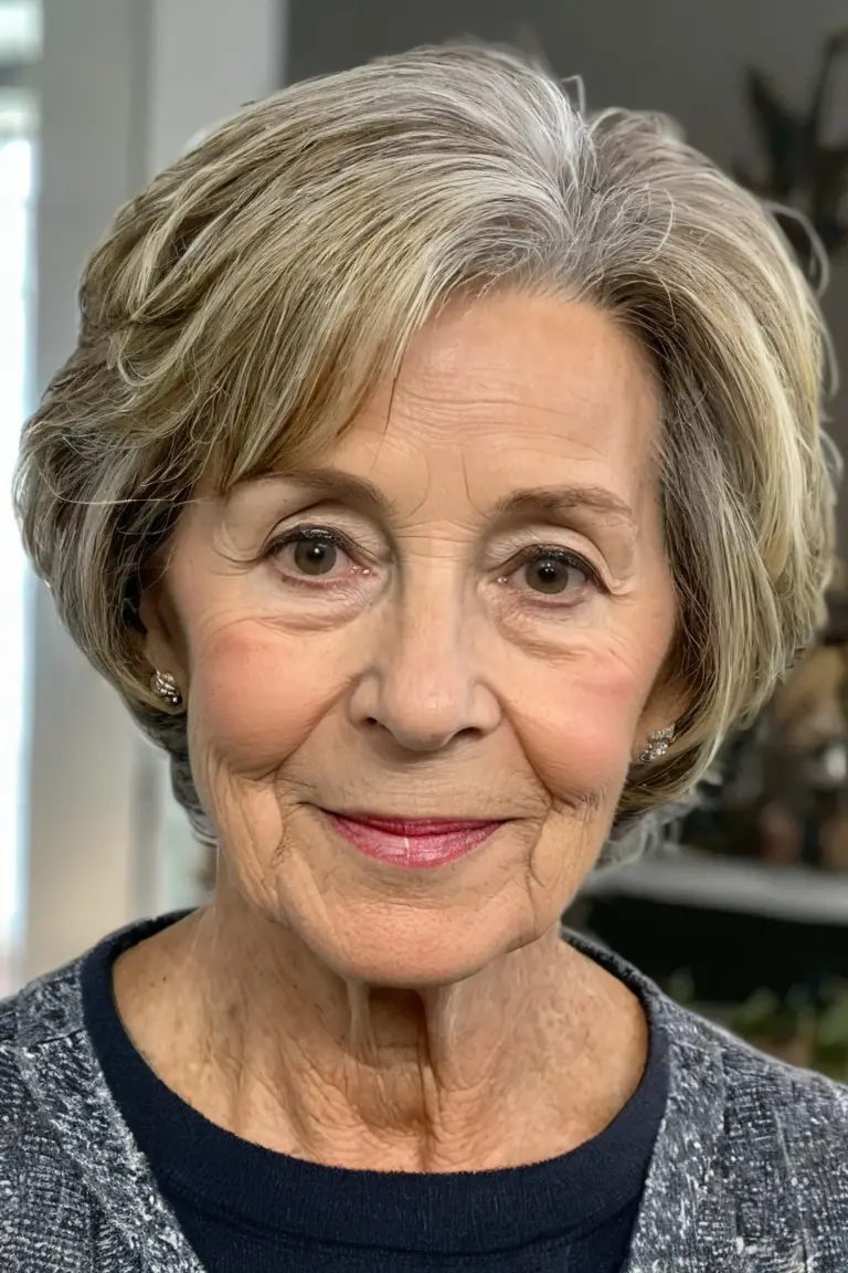 Piecey Bob With Highlights