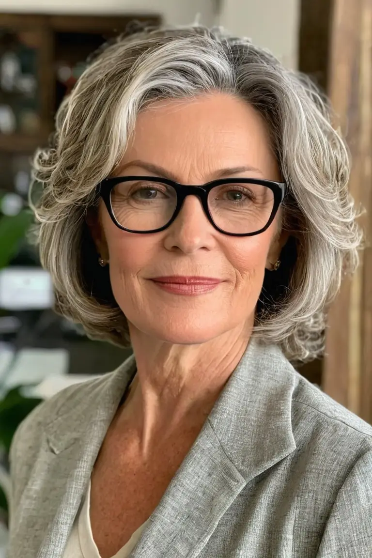 Piecey Layered Shoulder-Length Cut