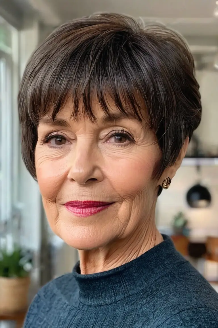 Pixie With Piecey Bangs