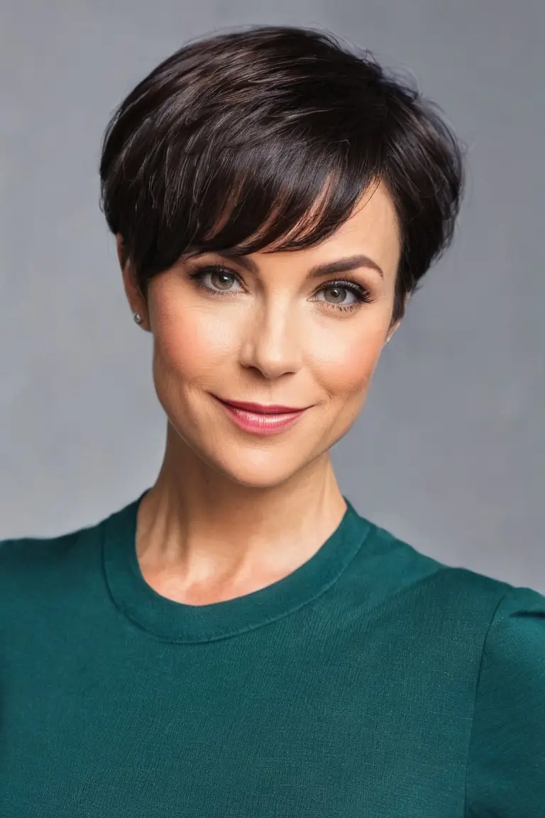 Pixie With Side-Swept Bangs