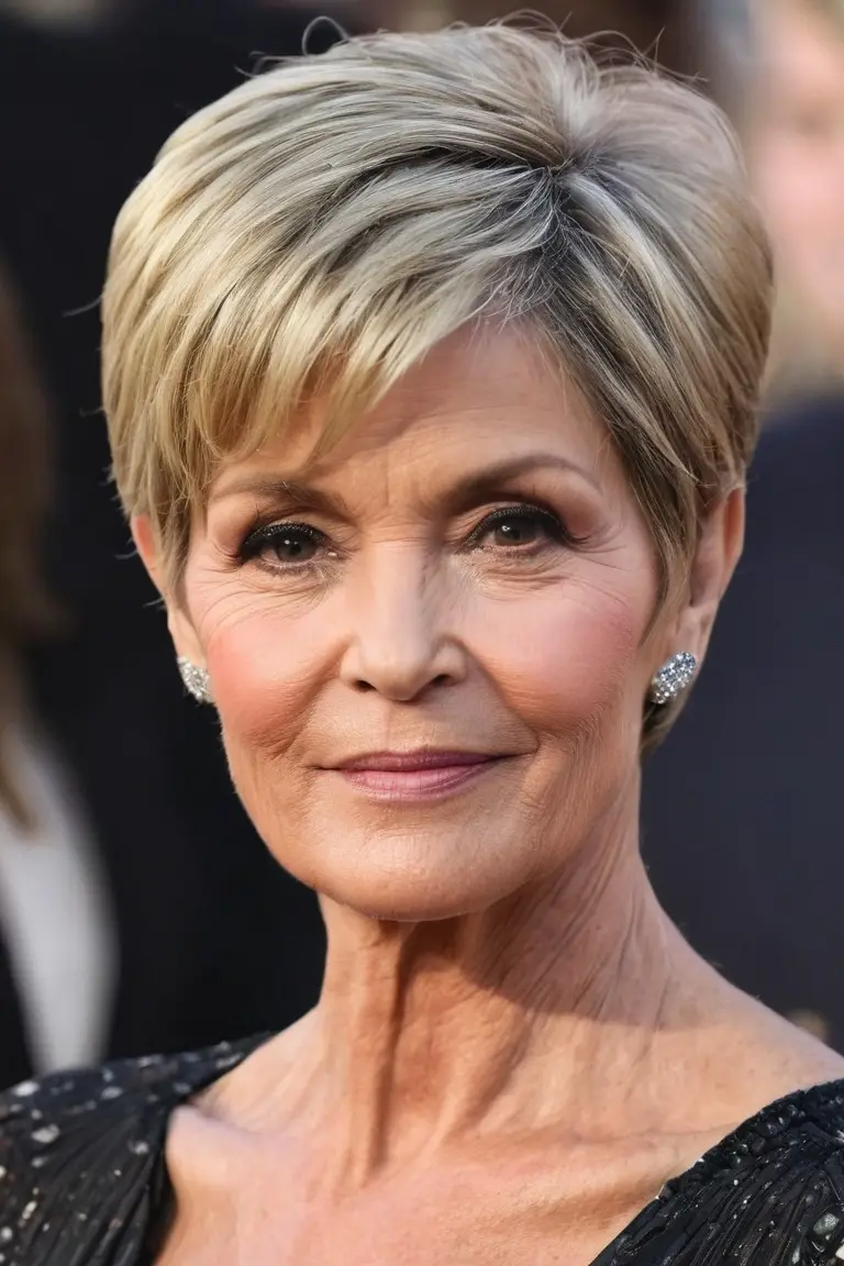 Pixie With Side-Swept Bangs