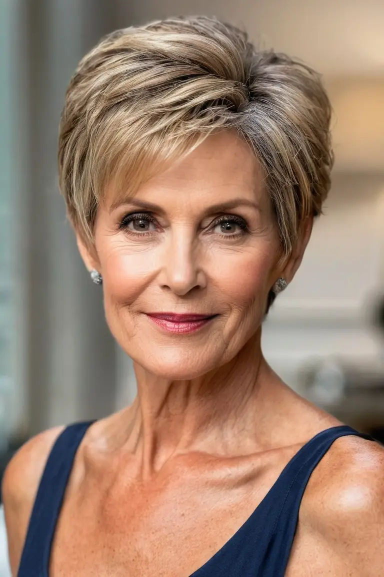 Pixie With Swept-Back Layers