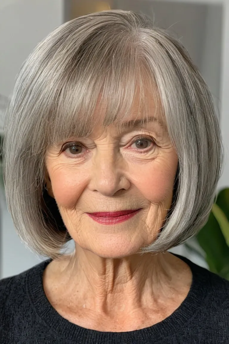 Rounded Bob With Face-Framing Layers