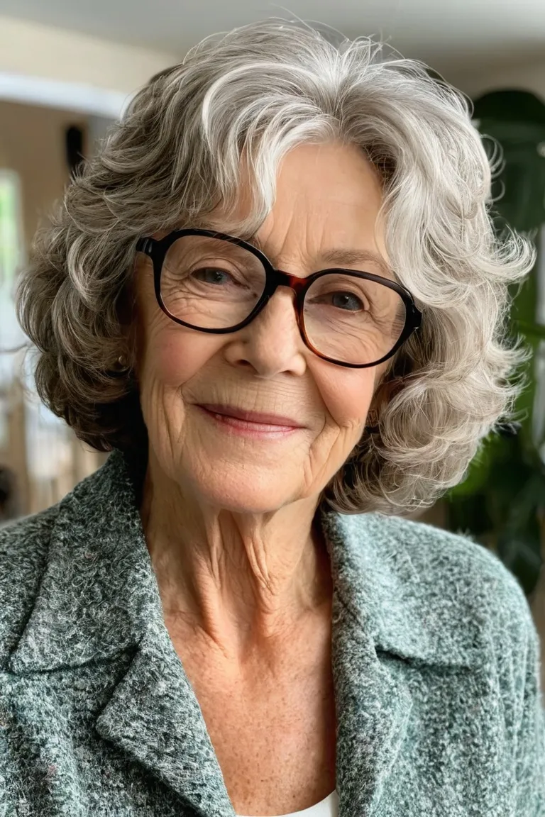 Shaggy Bob With Layered Waves