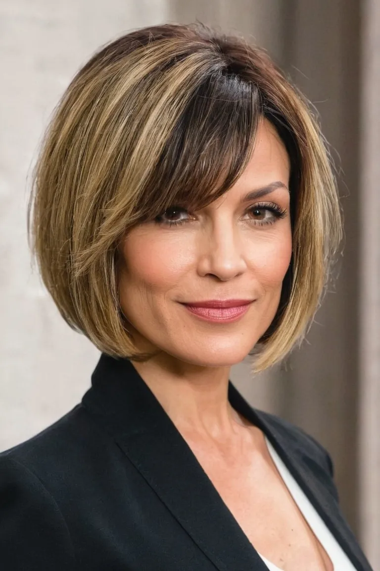 Short Layered Bob