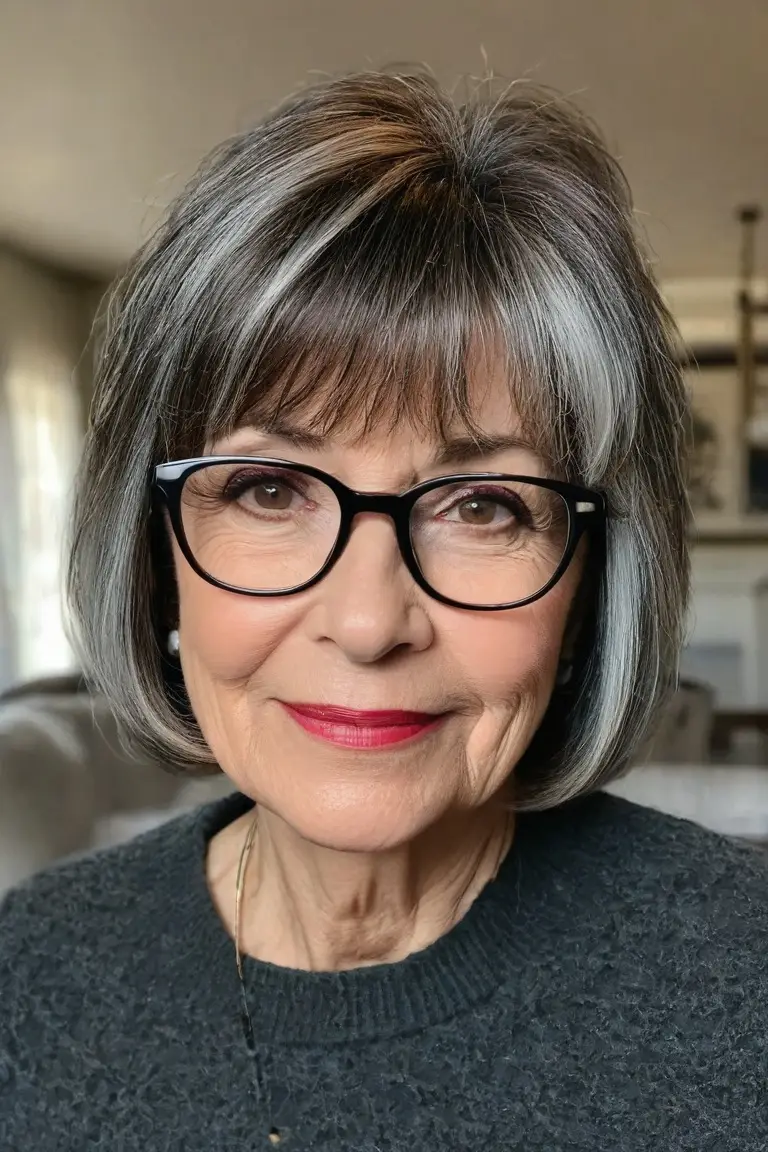 Short Shag With Bangs