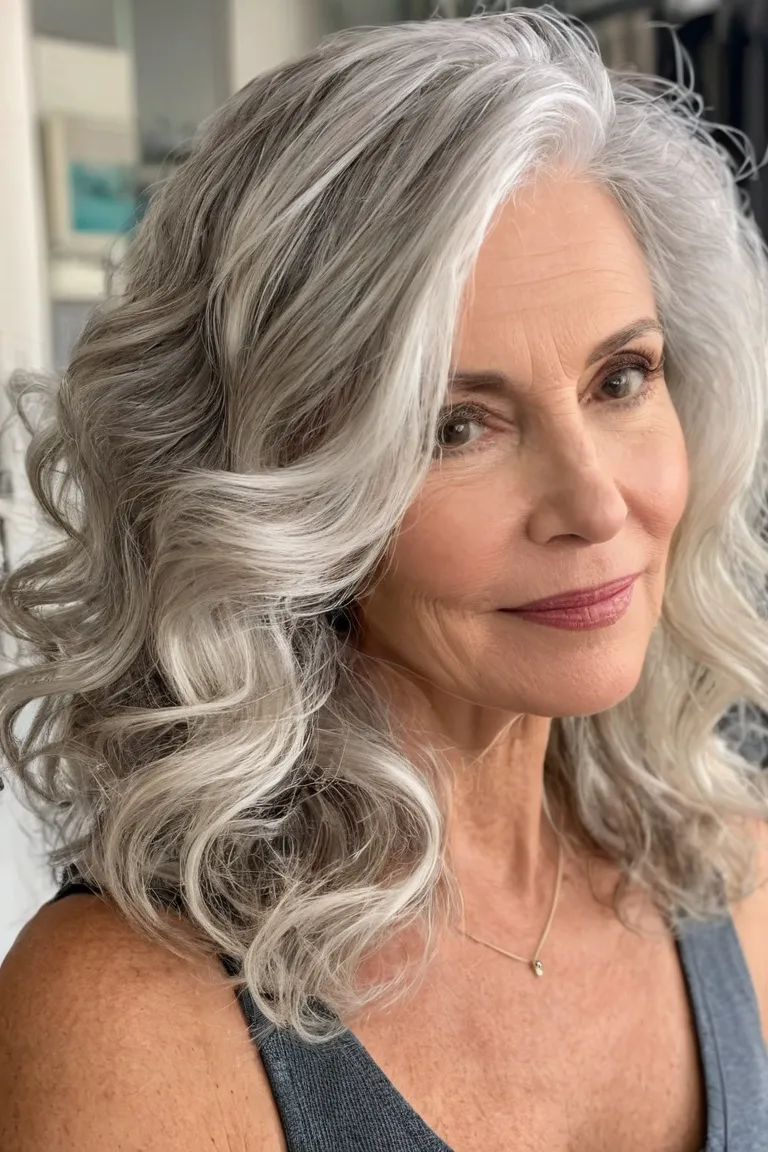 Silver Blonde Waves