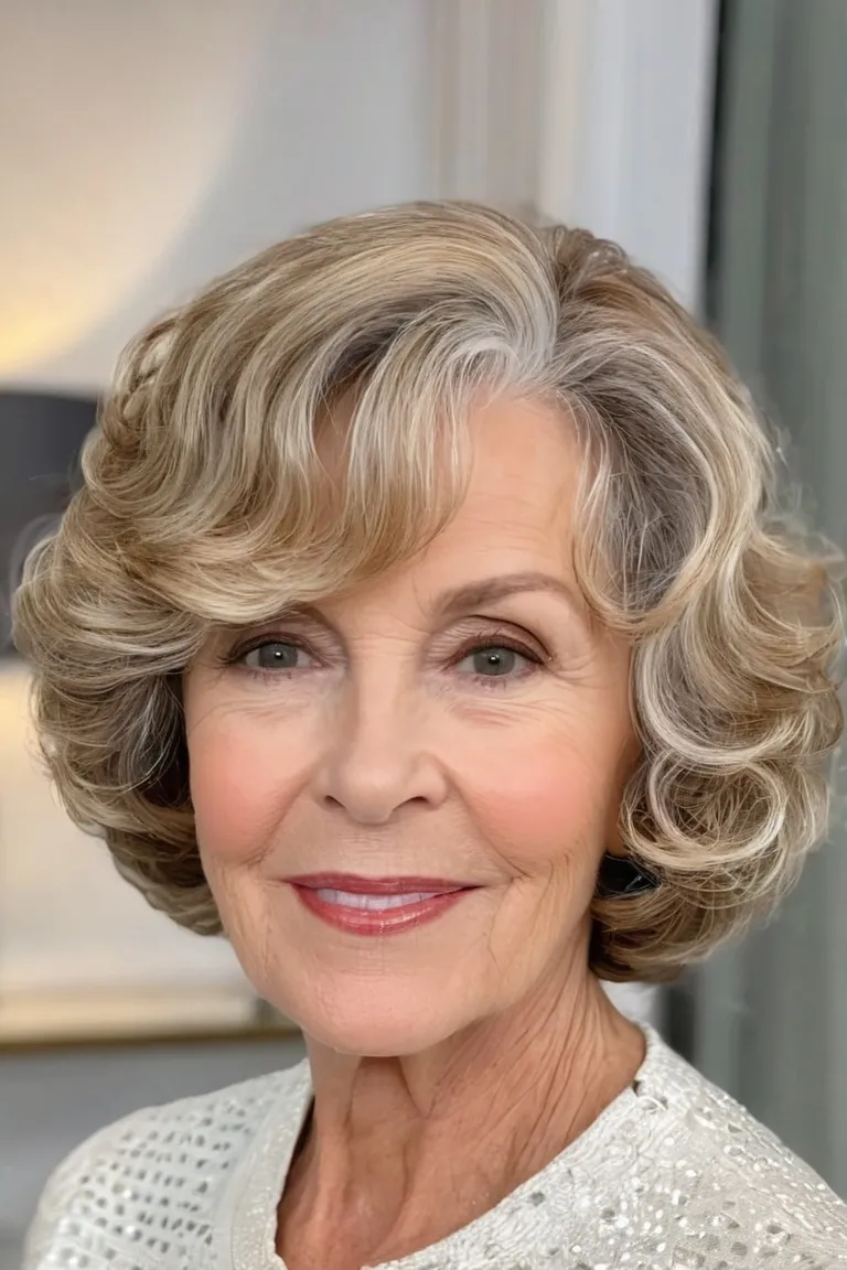 Soft Curled Wavy Bob
