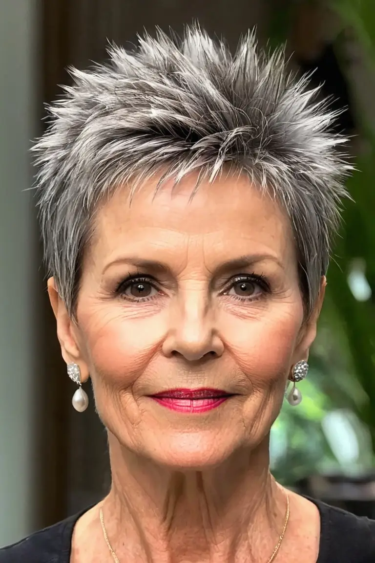 Straight Spiky Pixie