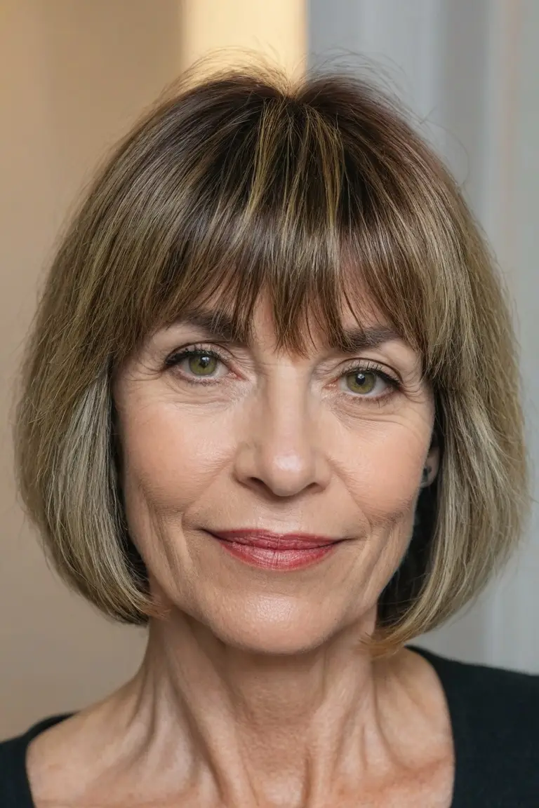 Straight Textured Shaggy Cut