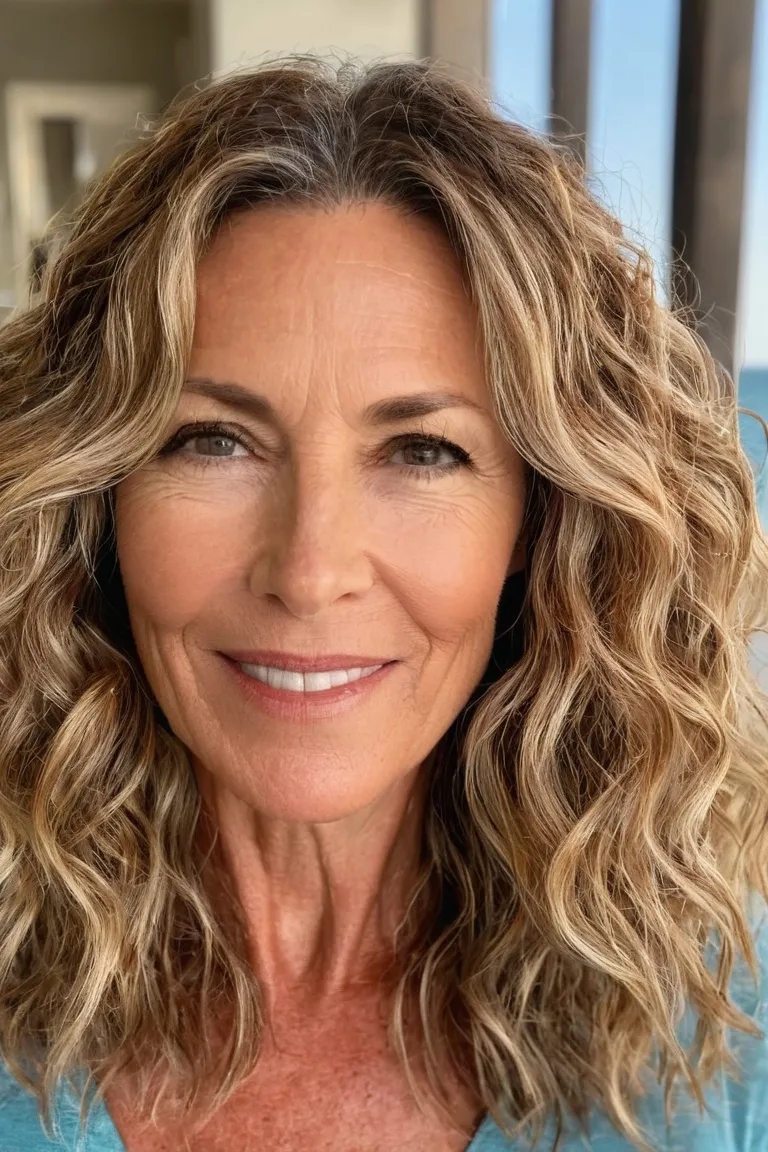 Sun-Kissed Textured Beach Waves