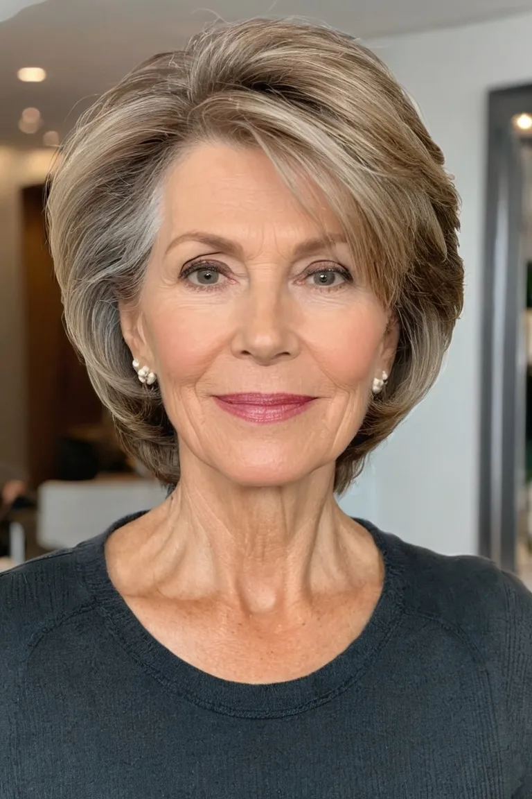 Tapered Layers for Thin Hair