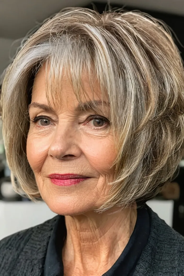 Textured Bob With Layers