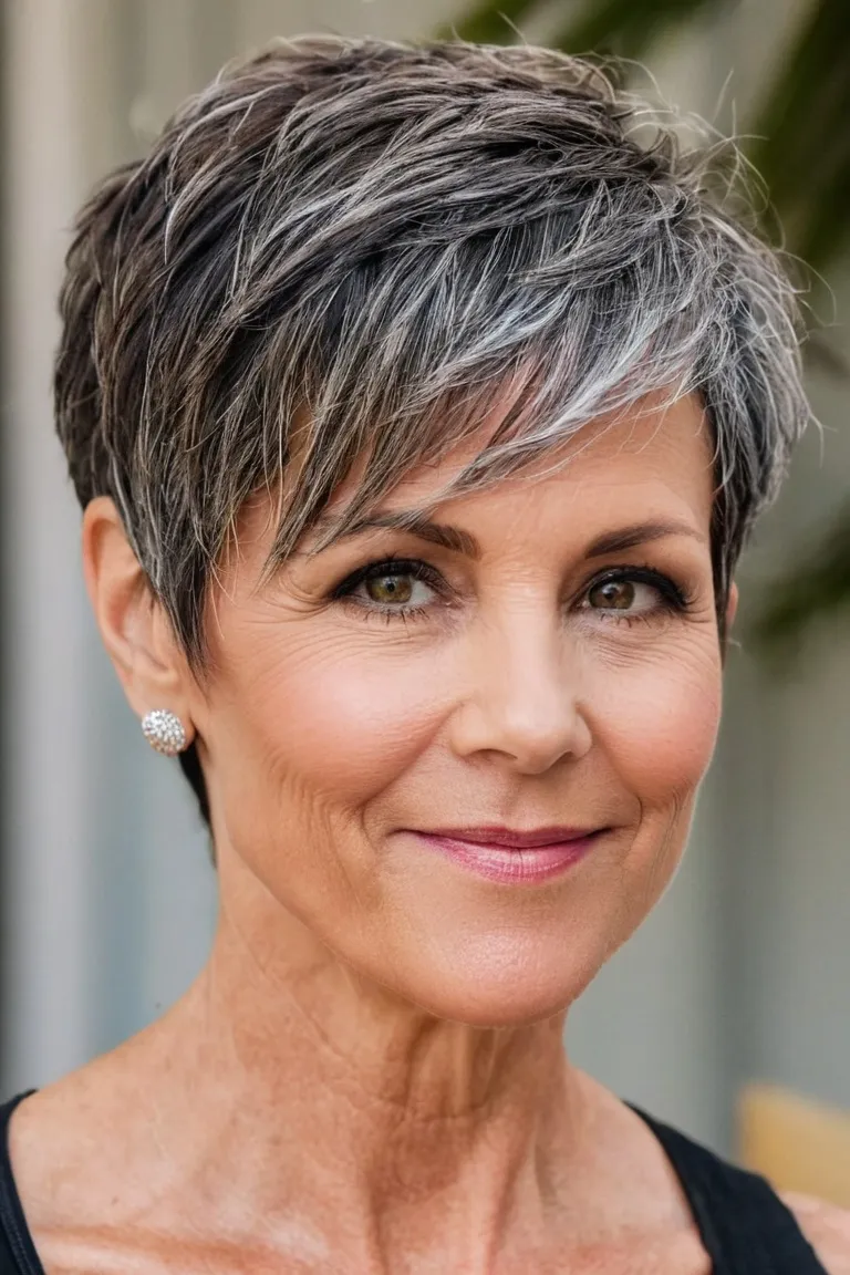 Textured Pixie With Layers