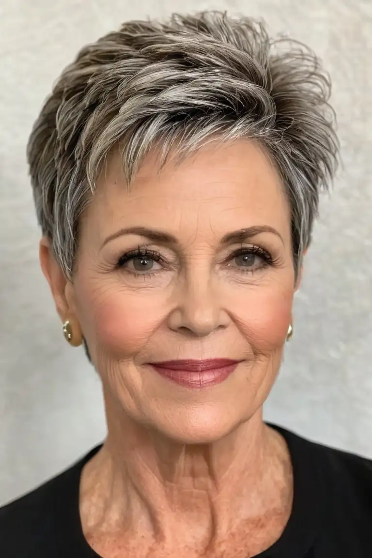 Textured Pixie With Tapered Sides