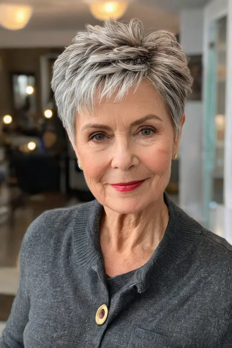 Tousled Tapered Pixie Cut