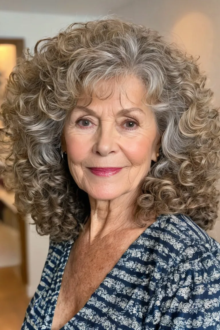 Voluminous Curly Layers