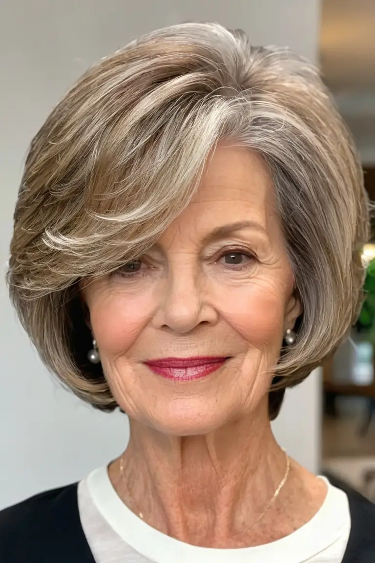 Voluminous Layered Bob With Texture
