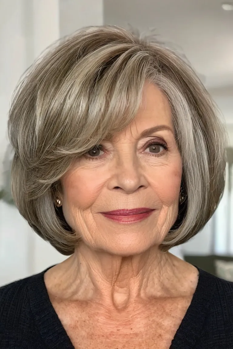 Voluminous Stacked Bob