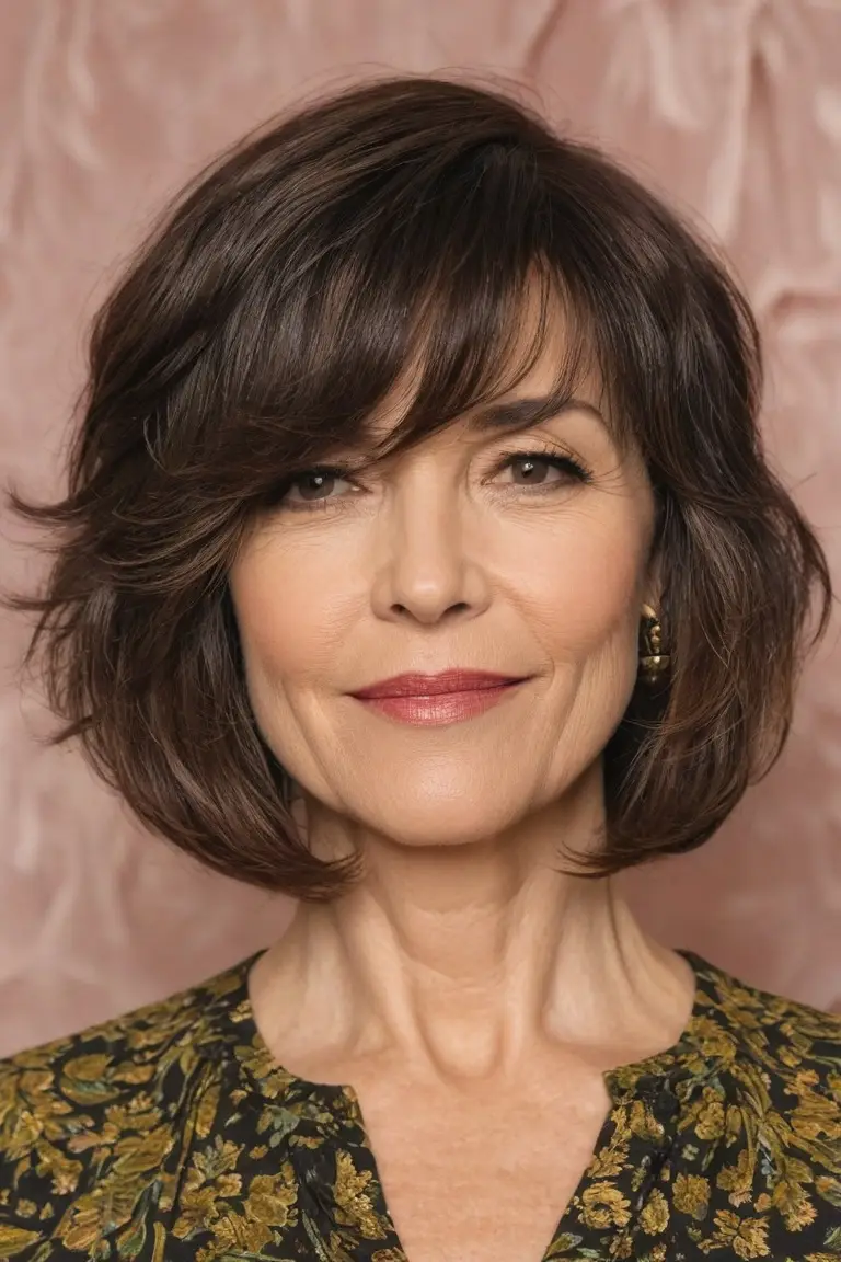 Wavy Layered Bob
